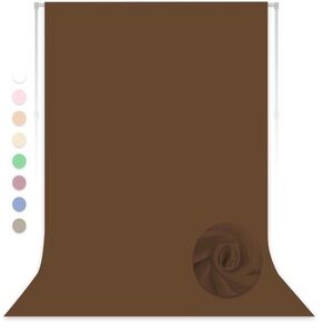 Brown Fabric Backdrop 10*10 feet
